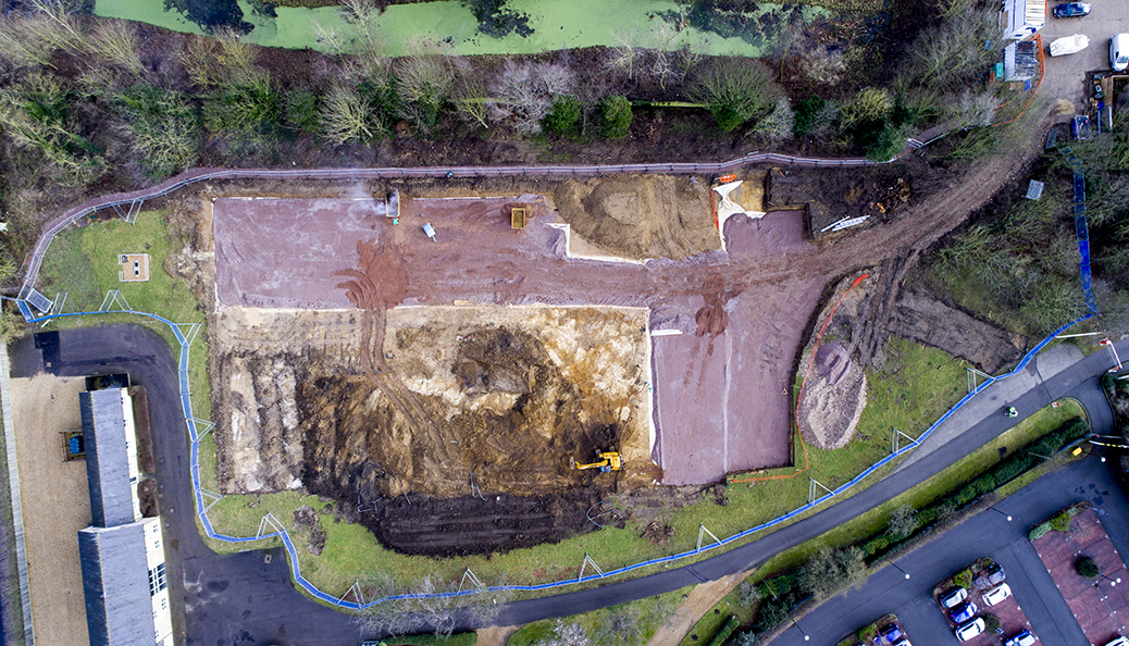 Construction Site Drone Images